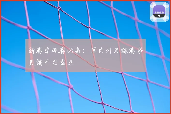 新赛季观赛必备：国内外足球赛事直播平台盘点
